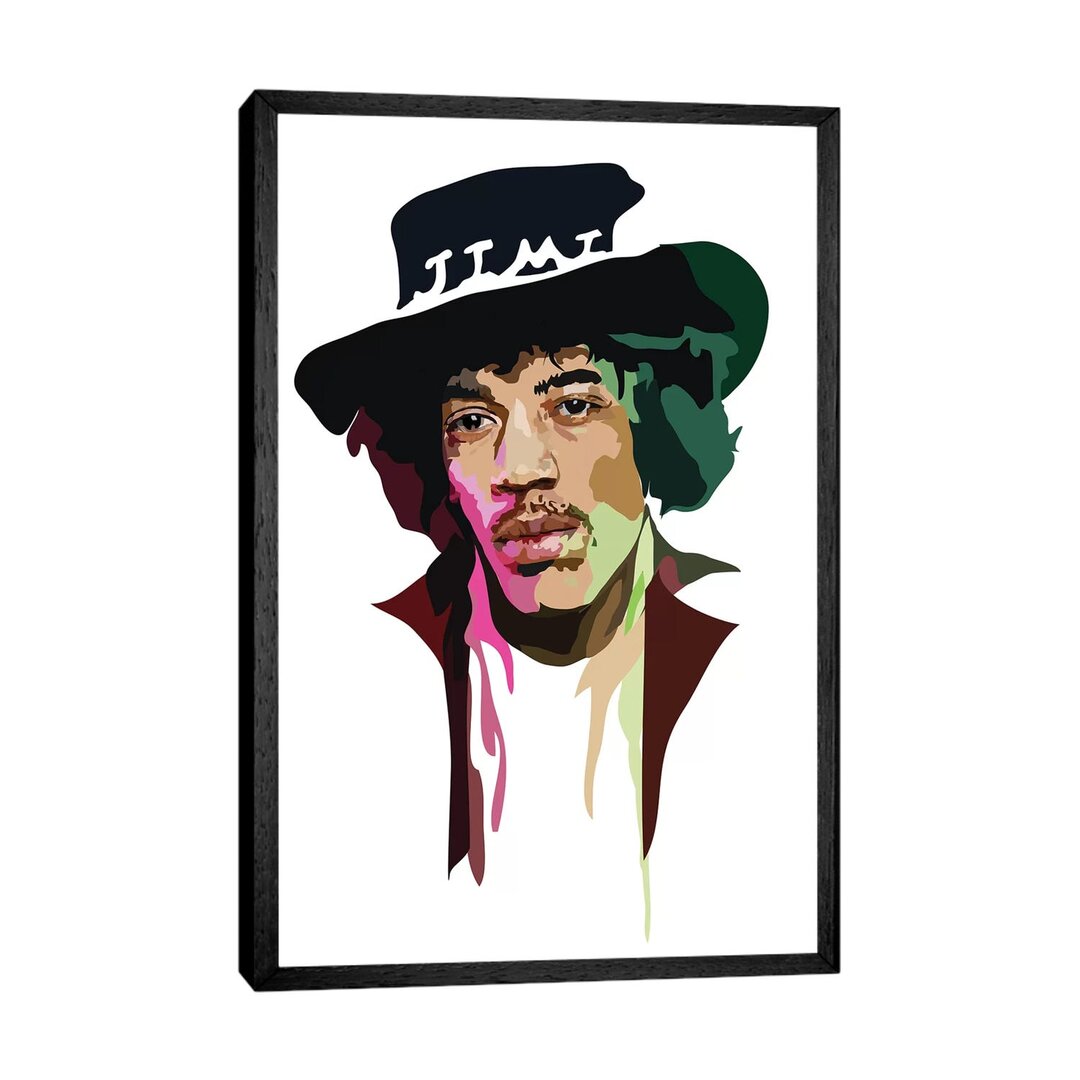 Leinwandbild Jimi Hendrix von Anna Mckay