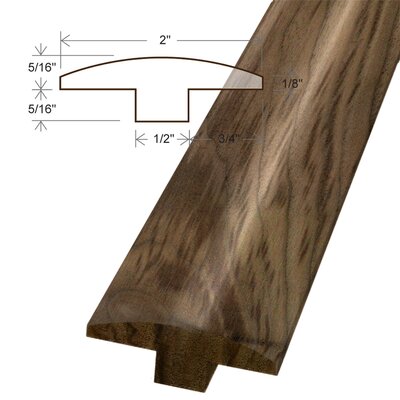 0.63"" x 2"" x 78"" T-Molding -  Artistic Finishes, 2016778002