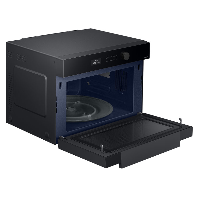 Samsung 1.2 cu. ft. Countertop Microwave with Power Convection in Black Glass