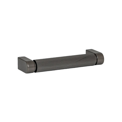 Kent Knurled 3-3/4" Black Nickel Bar Pull