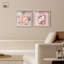 «Blush Pink Whimsy Glam Art», ensemble de 2 panneaux par Shadowbox -505576327-505576320