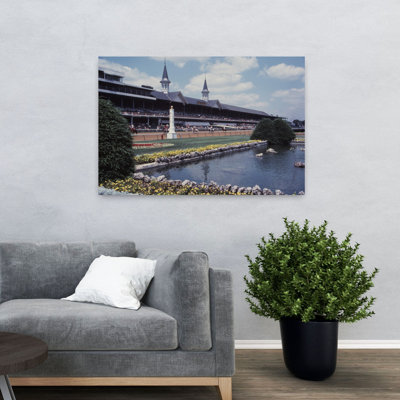 1980S Churchill Downs Louisville Kentucky Usa Classic Retro Vintage Horse Wall Art