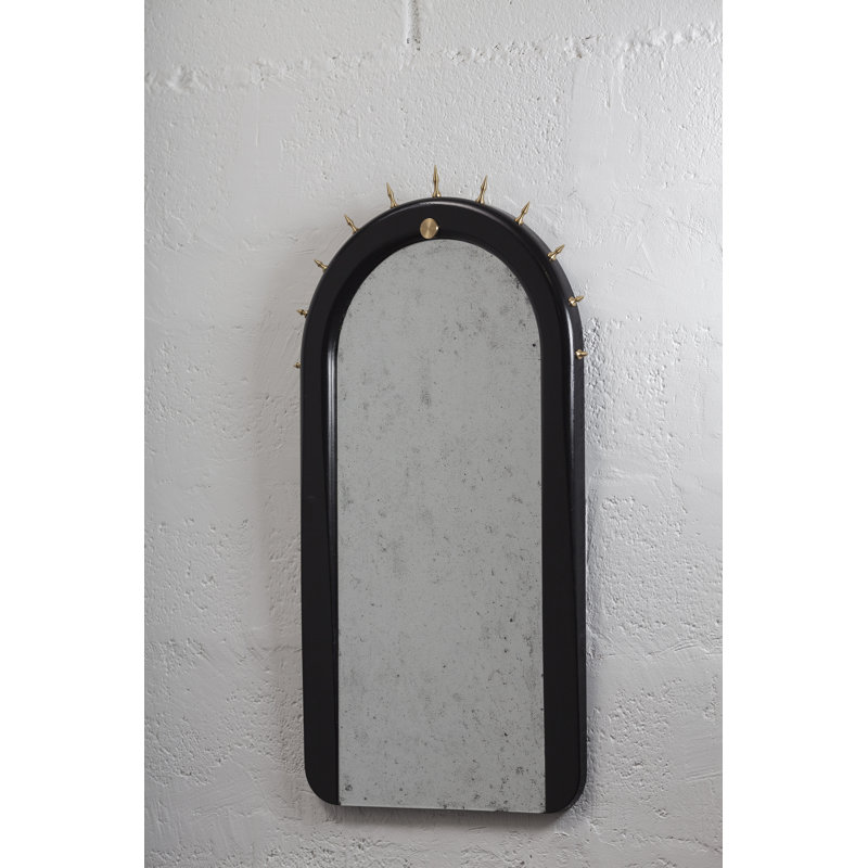 Sitiera Free Form Solid Wood Mirror, Gold