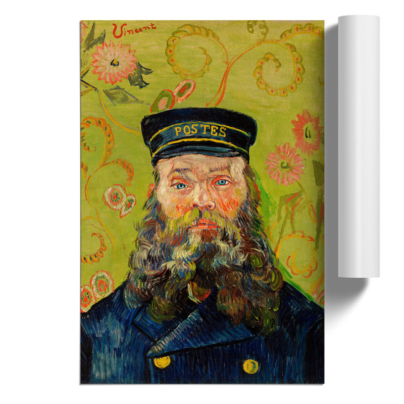 The Postman Joseph Roulin Vol.3 by Vincent Van Gogh - No Frame Painting, 59cm H x 42cm W x 0.1cm D