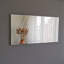 Sarina Wood Flat Wall Mirror