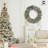 CAPHAUS Lighted Artificial Christmas Wreath, w/ LED Lights, Frosted Pine and Berries, Multiple Sizes-104804558