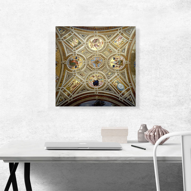 " Ceiling Done " by Raphael Painting Print, 18" H x 18" W x 0.75" D