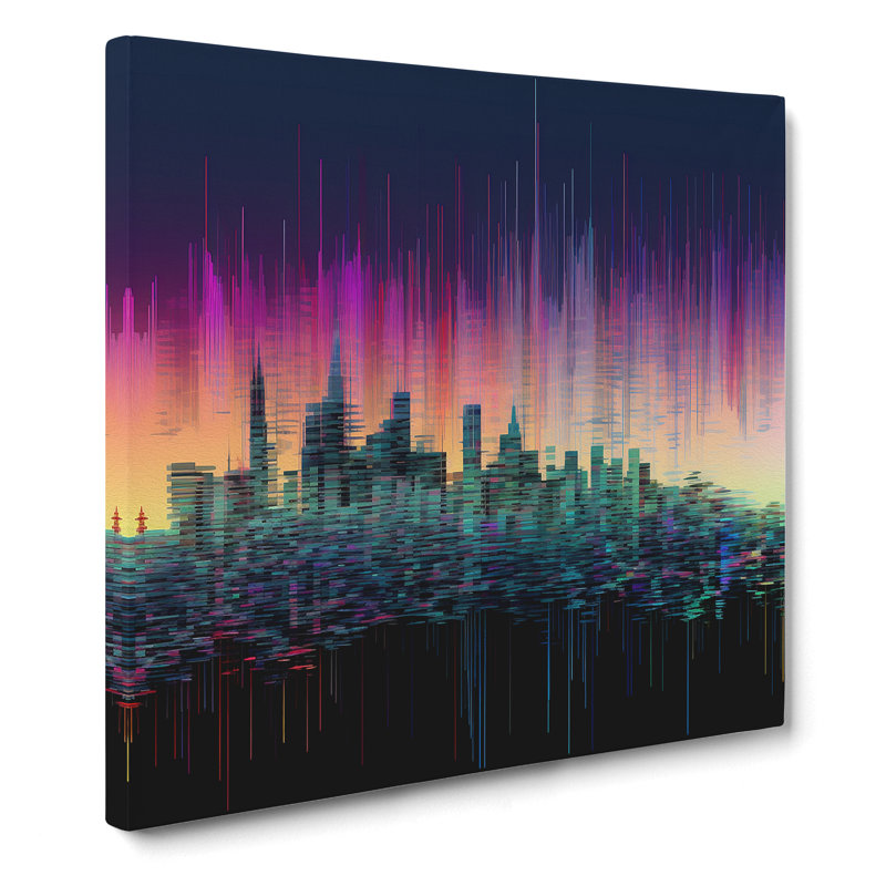 Skyline Glitch No.1 - No Frame Print