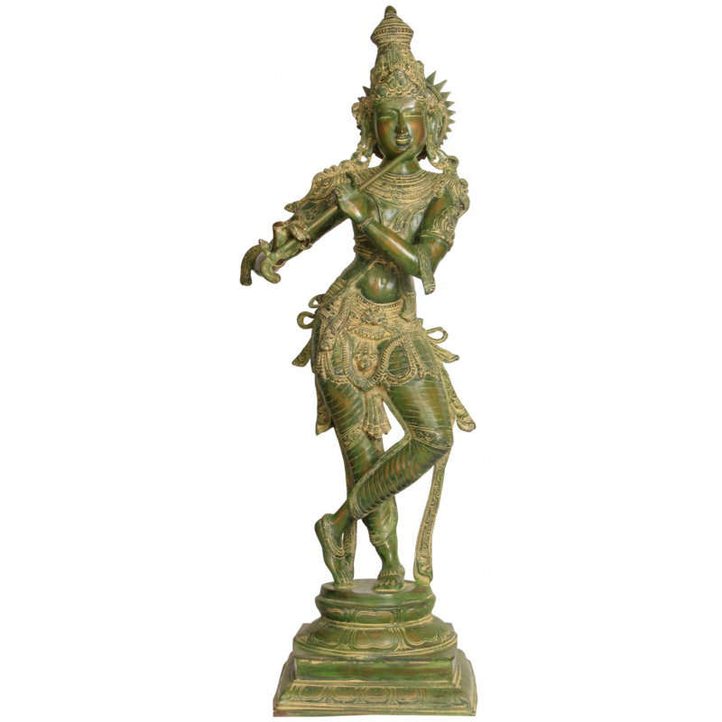 Lord Krishna jouant de la flûte