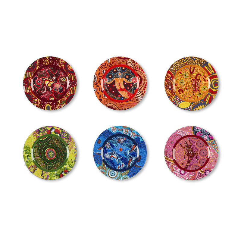 Aboriginal No Pattern Round Placemat