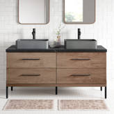Trent Austin Design® Hungerford 60'' Double Bathroom Vanity with Stone ...