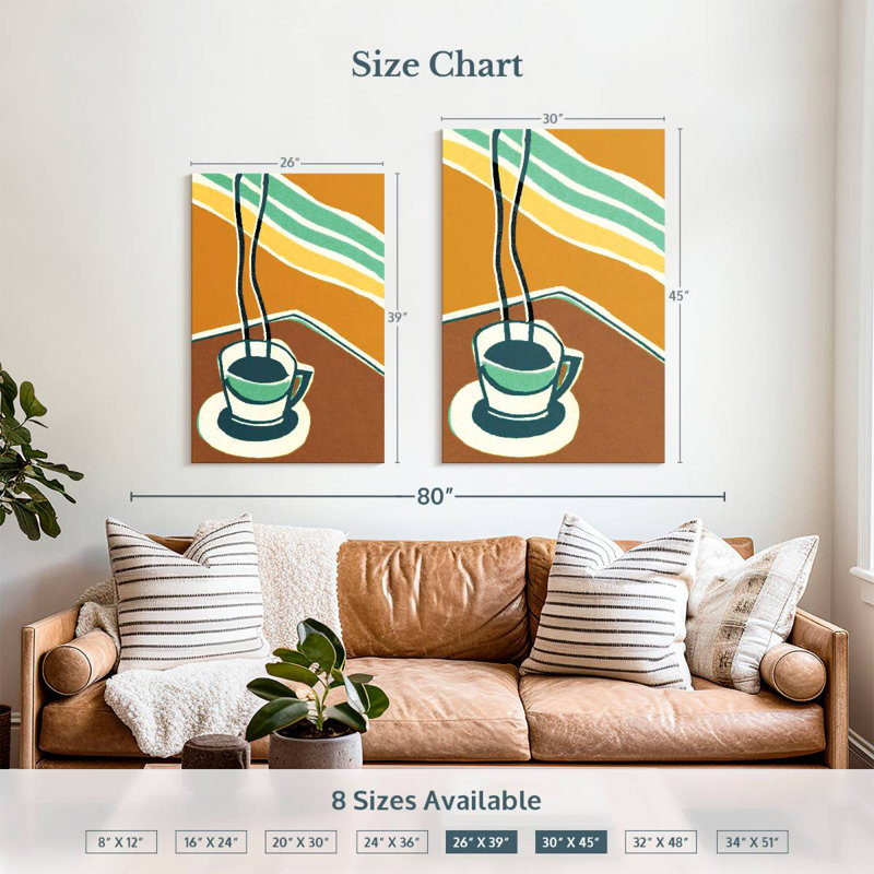 Yarlin Boho Style Coffee, 39" H x 26" W