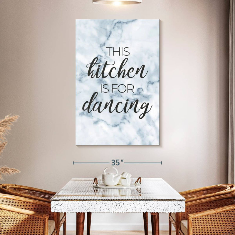 Kitchen For Dancing, 51" H x 34" W