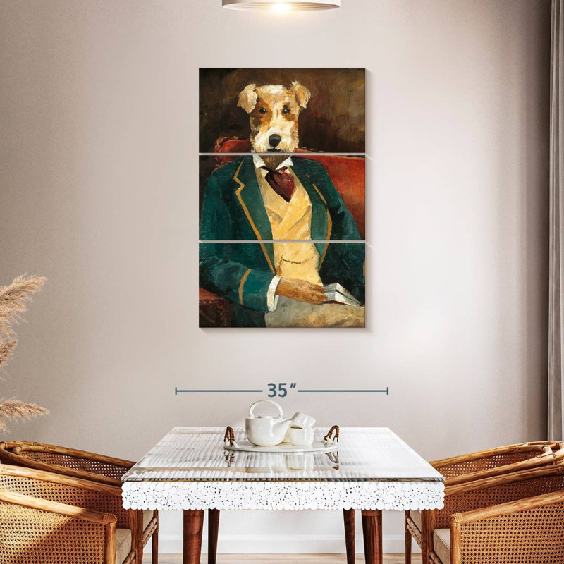 Brampt Edgar Allen Paw, 45" H x 28" W