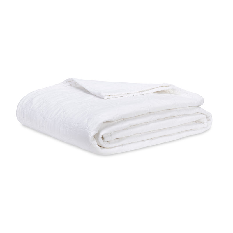White Easton King Blanket, King, White