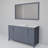 Jacques 60 in. W x 22 in. D Double Bath Vanity, and 58 in. Mirror-37292118-112957217