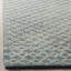 Tapis bleu en laine touffeté à la main Costin-61343295