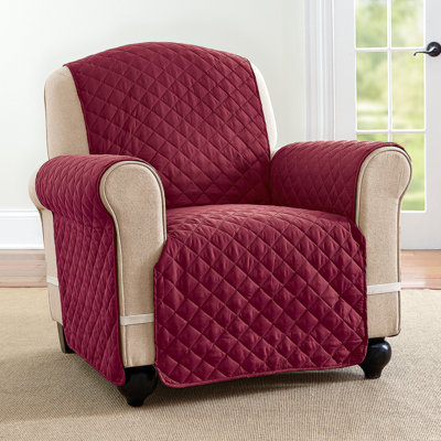 Polyester T-Cushion Armchair Slipcover