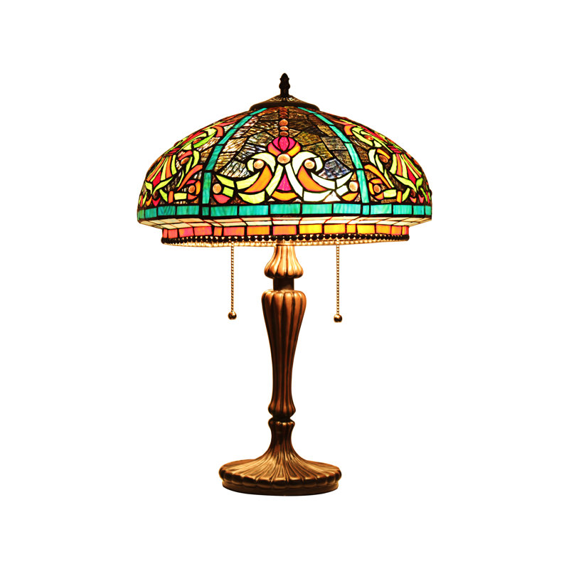 Lampe de table standard en bronze foncé 23,62 po Kaukauna, Orange