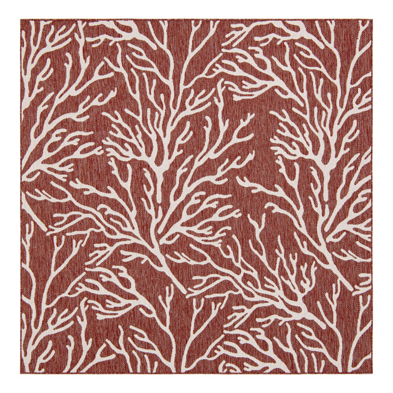 Angelys Indoor/Outdoor Area Rug, Square 7'10"