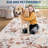 Washable Rugs 8x10 Floral Botanical Boho Area Rug Non Slip Floor Carpet Non Shedding Throw Carpet for Farmhouse Dining Room Office Kids Playroom Beige-382688046-382688044
