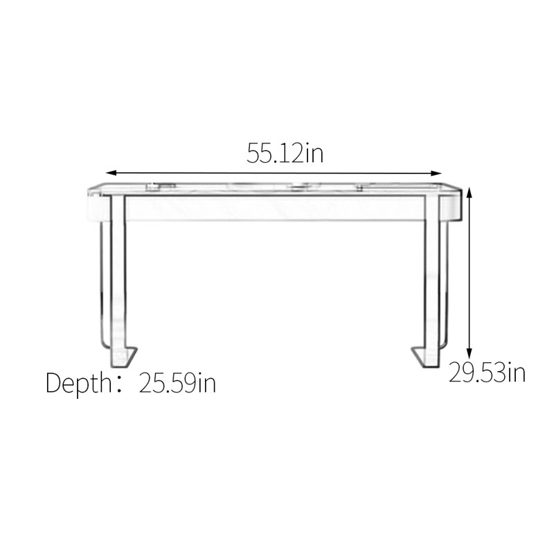 Marvilla, H 29,53 po x l 55,12 po x P 25,59 po