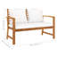 Ashlar Solid Wood Outdoor Bench