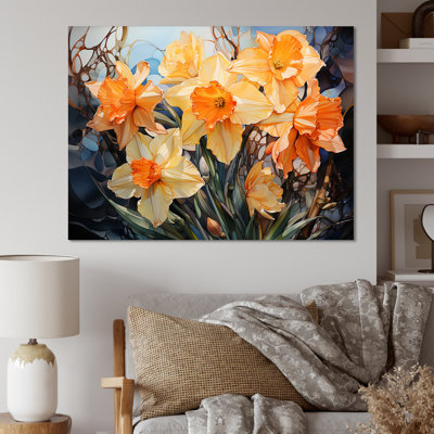 Efflorescence de jonquilles orange