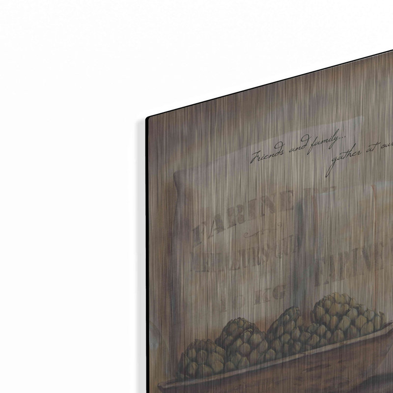 «Friends And Family .. Gather At Our Table» par Pam Britton, H 16 po x l 12 po