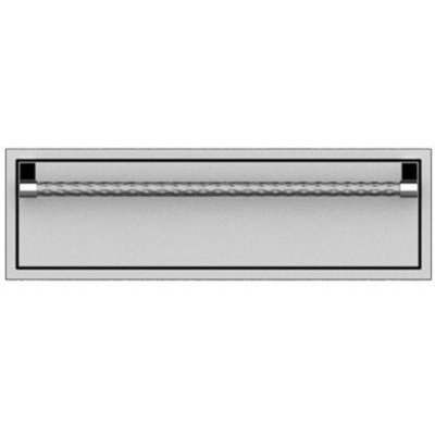 36" Single Storage Drawer Recessed Marquise Accented Panels, Soft Close