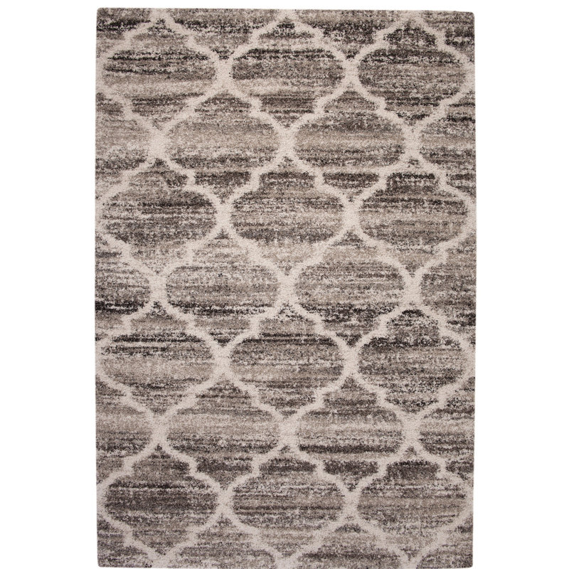 / Tissu brun clair / brun clair / brun 5x8 Trellis