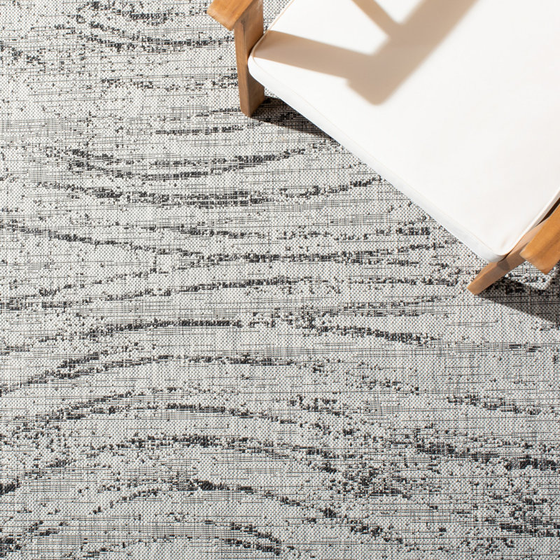 Moresby Performance Abstract Indoor/Outdoor Area Rug, Rectangle 8' x 10'