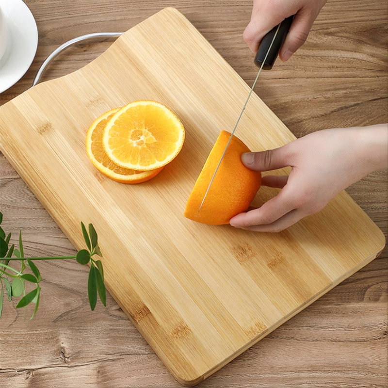 Large Bamboo Chopping Board Durable Wooden Butcher Block For Food Preparation