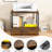 Printer Stand For Desk, 2 Tier Printer Stand With Storage,Printer Stand With Drawer,Multi-Purpose Desktop Printer Stand,Heavy Duty Desk Shelf/Desk Organizer For Home Office
