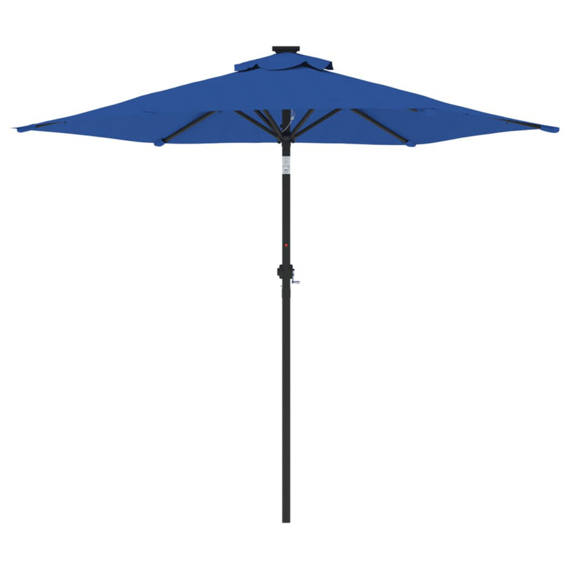 Beach Parasol, Azure blue, 212cm H x 225cm W x 225cm D