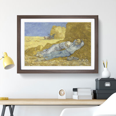 The Siesta by Vincent Van Gogh - Framed Print