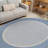 Alysha Flatwoven Champagne Blue Indoor Outdoor Area Rug-267489118