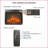 Indoor Electric Fireplace Insert, 23-Inch Ultra Thin Heater with Realistic Flame, Remote &amp; Timer | Electric | Insert-752456178