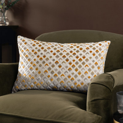 Pikus Geometric Rectangular Lumbar Cushion