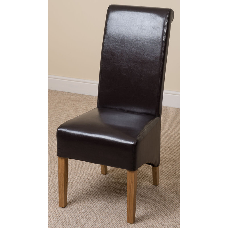 51cm H Upholstered Side Chair, Brown