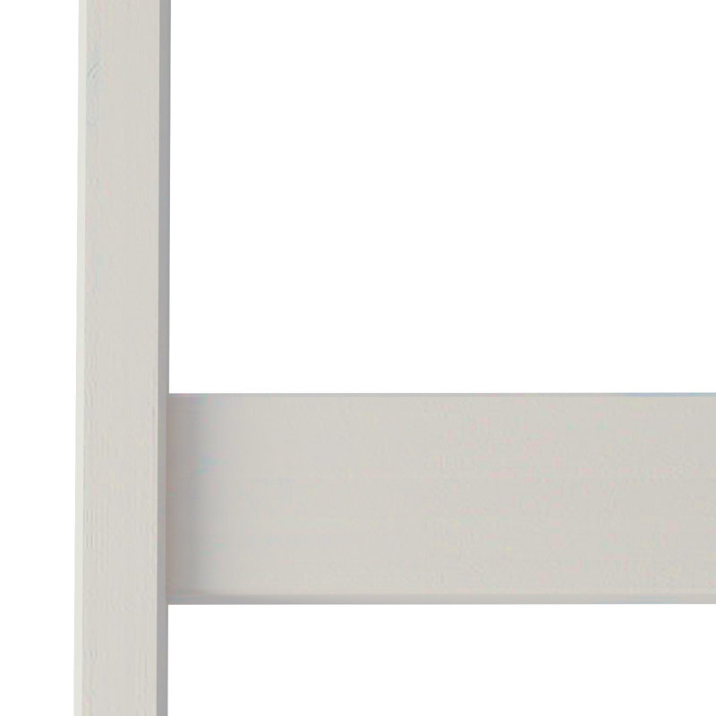 Elona 6 - Step Wood Straight Ladder, White Lacquer