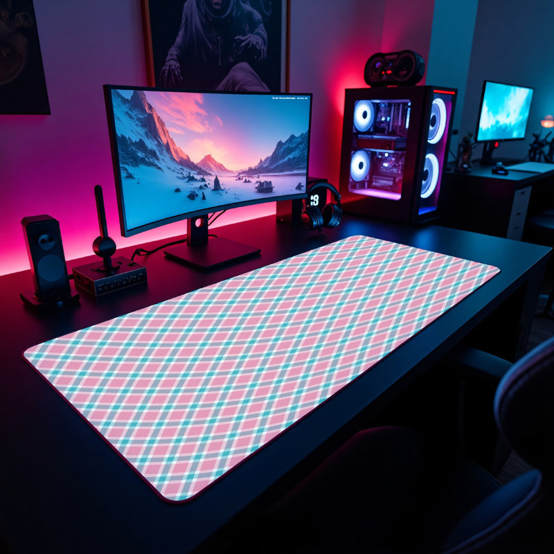 Polyester Desk Pad, 31.5x15.5