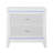 Alina White Nightstand With Led & Usb