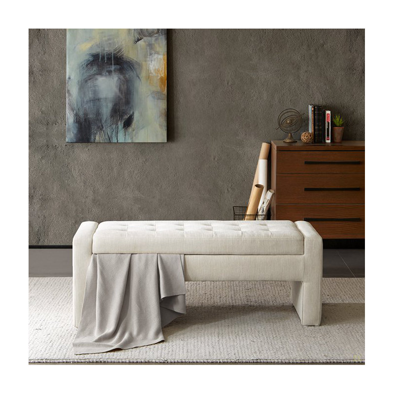 Banc de rangement à fermeture douce