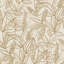 Karuna Collection Stenciled Leaves Wallpaper Roll-504507628