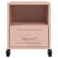 Quinette 36cm W Steel Bedside Table-108085469