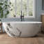 Baignoire de trempage autoportante en marbre Forma-124573154