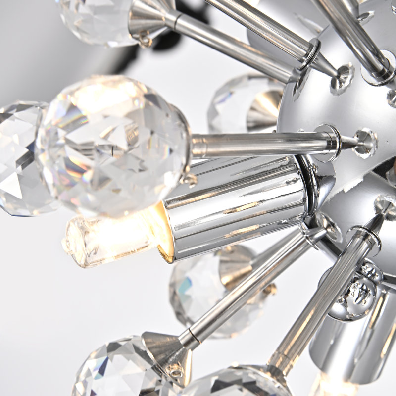 Lustre sphérique spoutnik à 6 lumières Dunnigan