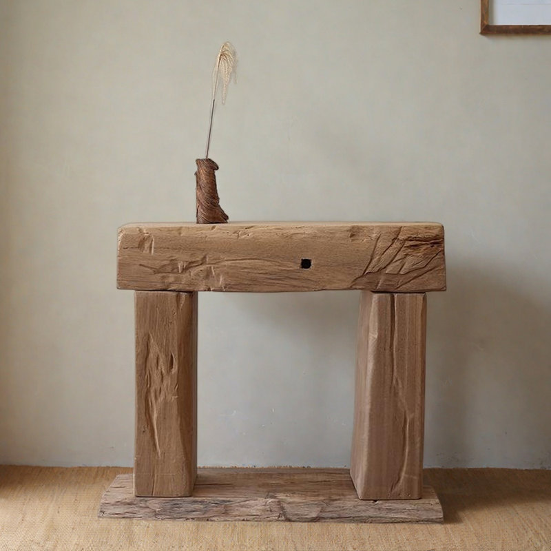 Console en bois massif de style chinois