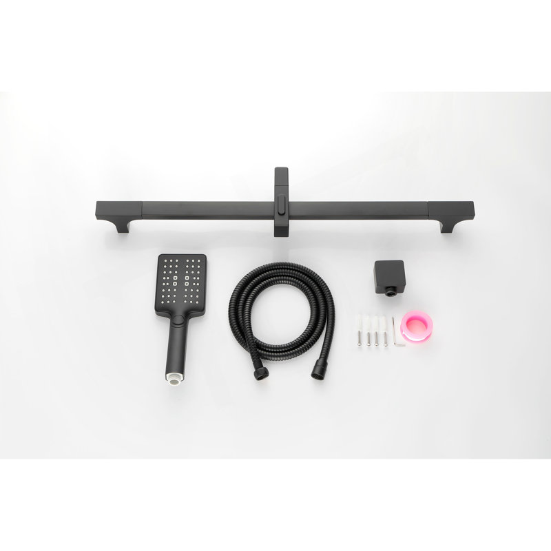 Eco-Performance Handheld Shower With 28-Inch Slide Bar And 59-Inch Hose